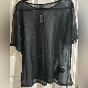 Sheer Black Top